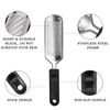 Foot Files Hard Skin Remover, Heel Scraper Scrubber Rasp Grater Professional Pedicure Care Tool for Dead Rough Skin Dry Cracked Feet