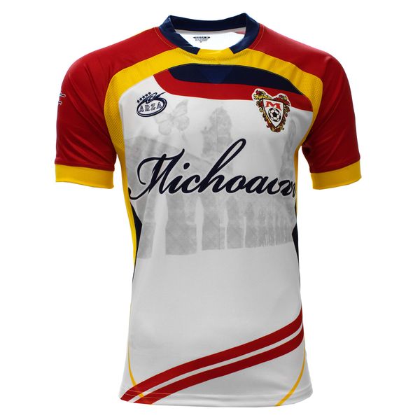 Arza Sports Michoacan Mexico Soccer Jersey Color White