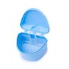 Y-Kelin Denture Cleanning Set Denture Cleaning Case with Denture Brush, Blue