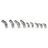 1/4" + 3/8” Drive E Female Torx Star Sockets on Wobble Universal Joint E4 – E16