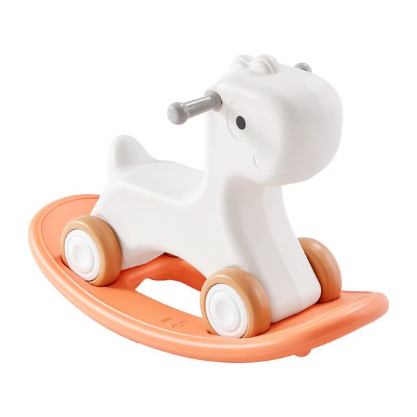 VEVOR 3 in 1 Rocking Horse for Toddlers 1-3 Years Ride on Toy Balance Board