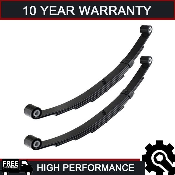 2x Trailer Leaf Spring 4 Leaf Double Eye for 1750 lbs for 3500 lbs axle PR4B