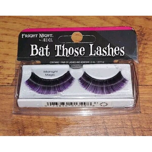 Bat Those Lashes Ardell Eyelashes With Adhesive Midnight Magic Fright Night