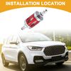 Partuto 1 Pcs Universal Motorcycle Fuel Filter - Aluminum Alloy Red