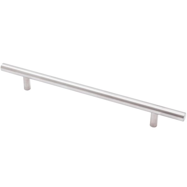 Bar Cabinet Pull, 192 Millimeters, 272mm Overall Length, Satin Stainless Steel b