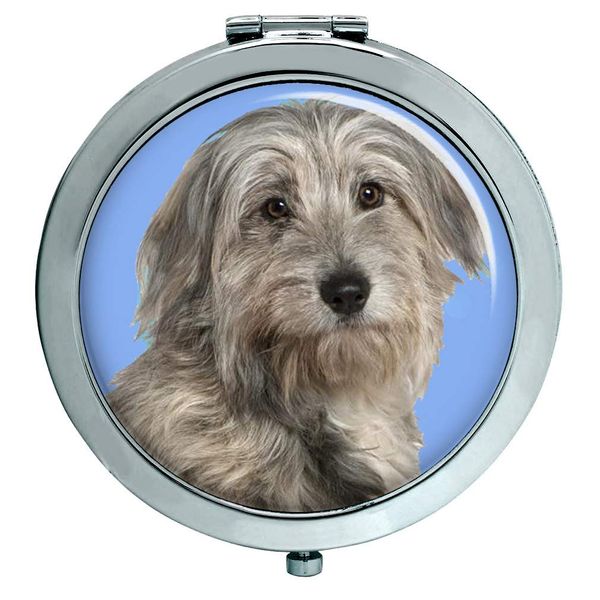 Berger des Pyrénées (Pyrenean Shepherd) Compact Mirror