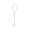Niche Plus Individual Packaging Disposable Plastic Mini Spoons Dessert Transparent Clear 100mm 100pcs