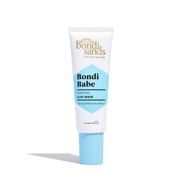 Bondi Sands - Bondi Babe Clay Mask - Detox-Gesichtsmaske mit Tonerde, gegen Rötungen, Unreinheiten und Mitesser, feuchtigkeitsspendend, 75 ml