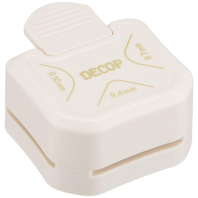 DECOP 4109916 3-Way Corner Punch, White