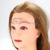 Ochun Eyebrow Template Eyebrow Makeup Ruler Eyebrow Makeup Tool Disposable Eyebrow Drawing Position Measurement 3 Point Makeup Symmetrical Adhesive Makeup Beauty Tool Beginner Convenient Pack of 50