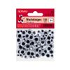 Herlitz 1952605 Wiggly Eyes Pack Of 100 Assorted Colours