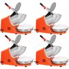 4PCS Electric Ice Crusher Shaver Machine Snow Cone Maker Shaved Ice 143 lbs