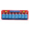 12V Relay Module 8 Channel Relay Board, DC 12V Delay Relay Module Board Switch with OPTO Isolation High Low Level Trigger(12V)