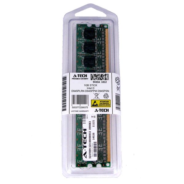 1GB DIMM Intel D945PLRN D945PPM D945PSN D945PSNL D945PSNLK D945PVS Ram Memory