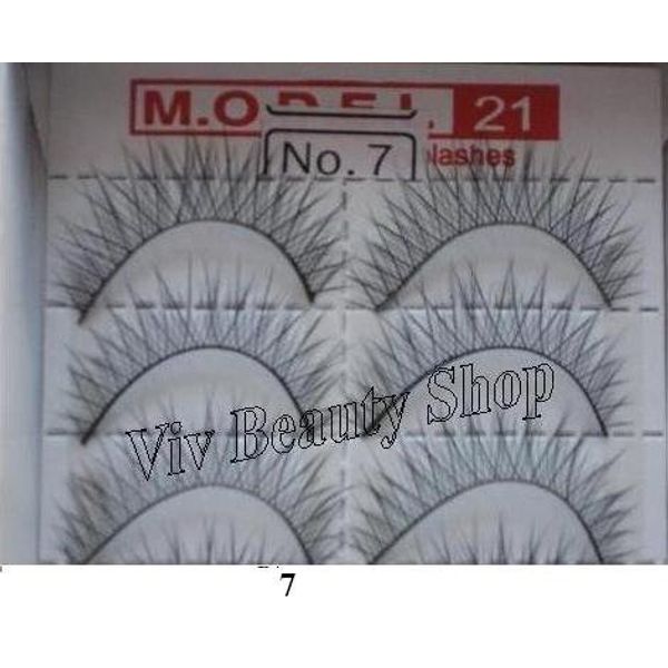 Model 21 False Eyelashes No. 7, 10 Pairs