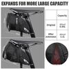 WEST BIKING Bicycle Saddle Bag Rainproof Bicycle 3D Shell Reflective Cycling Bag