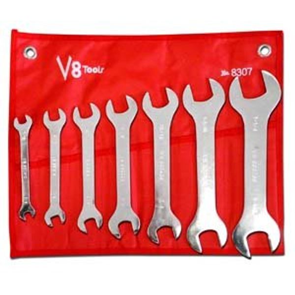 V8 Tools (V8 8307) 7 Piece Super Thin Wrench Set