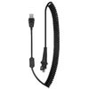 Compatible Nuance® Dragon PowerMic III Microphone 5.5' Curly Cable - Easy Install