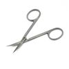 Kiya SAM Eyebrow Shears, Eyebrow Scissors, Bend End, Embroidery Scissors, Stainless Steel