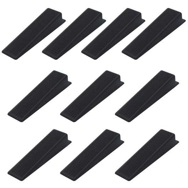 Pack of 10 Fence Panel Wedge to Stop Rattling & Banging, Plastic Wedges for Fencing Panels, Wedges for Levelling (10)