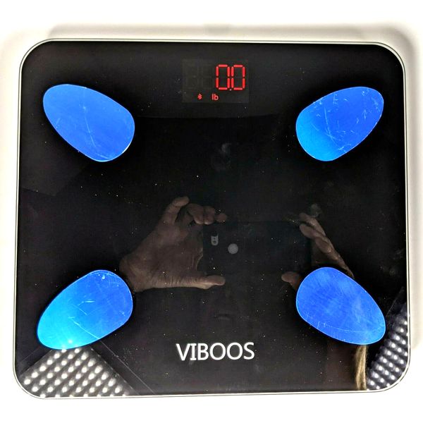 Smart Bathroom Body Fat BMI Scale Digital Bluetooth Wireless 396 Lbs -Viboos