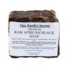 Our Earth's Secrets Raw African Black Soap, 1 lb.