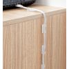 Bombinate Cable Clips 28 Pack Clear Cable Holder