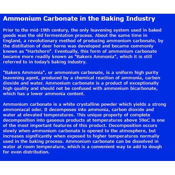 Oasis Supply Baker's Ammonia, Ammonium Carbonate, Ammonium Bicarbonate, Traditional Leavening Agent, Food Grade, 4oz