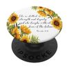Proverbs 31 25 Christian Bible Verse Sunflower Scripture PopSockets Swappable PopGrip