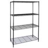2PCS Wire Shelving Rack Shelf 4-Tier Household Kitchen Storage Shelf Organizer