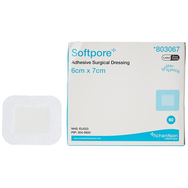 Softpore 803067 6cm x 7cm (Pack of 60)