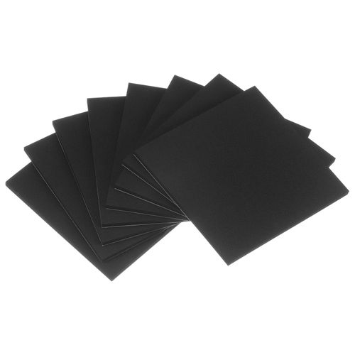 uxcell 8pcs Adhesive Foam Padding Sheets 1/4 Inch Thick x 6 Inch Long Square EVA Foam Sheet Self Stick Non-Slip Anti Vibration Pads, Anti-Skid Noise