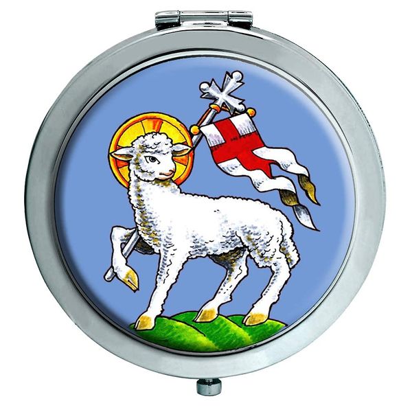 Paschal Lamb of God Christian Compact Mirror
