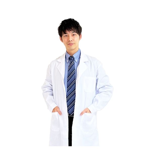 LICOM PEMIUM White Coat, Men's, Medical Examination Clothes, Lightweight, Doctor Coat, white