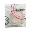Cablix Cat 5E UTP Patch Cord with Boot, 5ft, White, 5-Pack – Reliable Ethernet Cable for Fast Networking & Internet Connections
