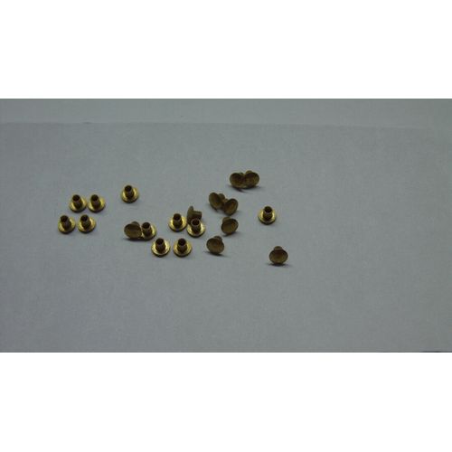 Tjet Aurora AFX 16 pieces of Solid Rivets for slot car chassis repair. Tyco "S".