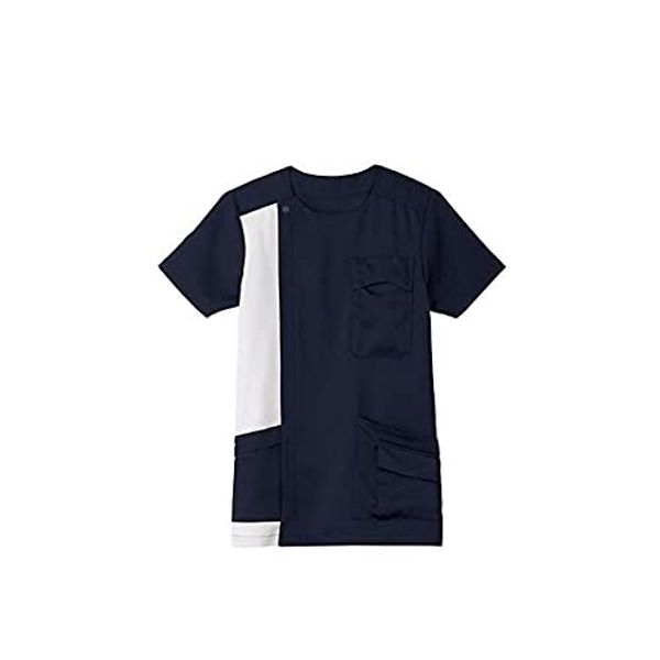 Natural Smile Zip Up Scrub, multicolor (navy / gray)
