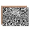 Wee Blue Coo LEOPARD PRINT PATTERN ILLUSION BLANK GREETINGS BIRTHDAY CARD ART