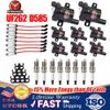 8X Ignition Coil+Spark Plug + Wire set For Chevy Silverado GMC Sierra UF262 D585