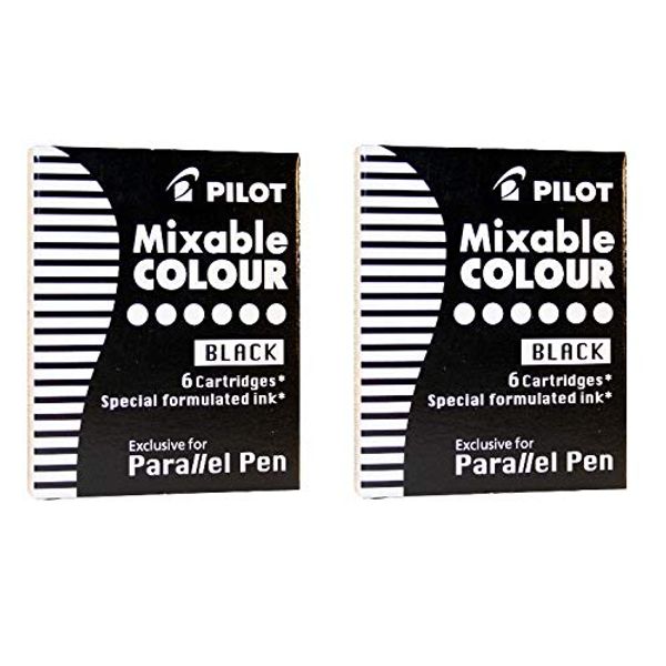 PILOT Ink Cartridge Parallel Pen Black Set of 2