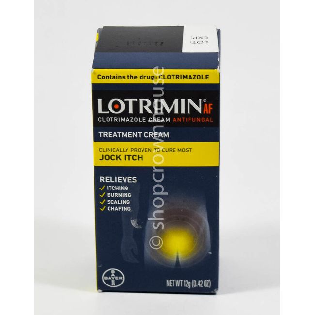 Lotrimin AF Antifungal Treatment CREAM for JOCK ITCH 0.42oz NIB 11/2024