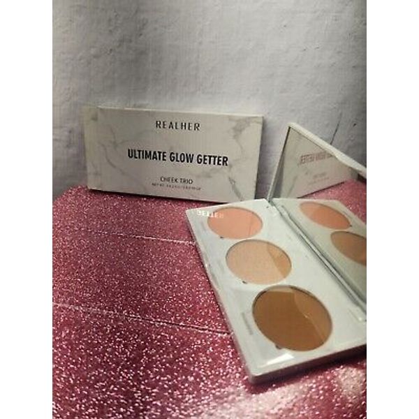 Realher Ultimate Glow Getter - Cheek Trio Brand - NIB