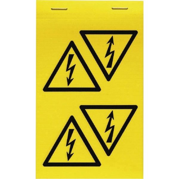 Legrand Weidmüller 1741100000 SYMBOL-P. 50X50X50 B/DR Cable label Colour Labelling field: Yellow Number of ets