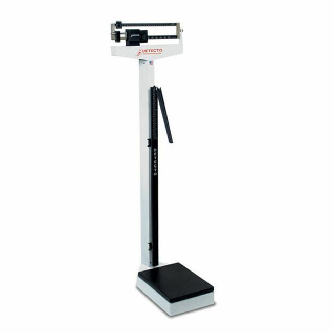 Detecto 439 Weigh Beam Height Rod Physician's Scale