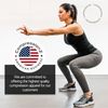 CompressionZ High Waisted Compression Leggings for Women Tummy Control - Plus Black