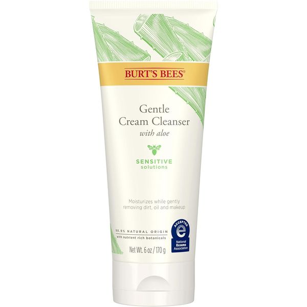 Burt's Bees Gentle Cream Cleanser with Aloe ~ Sensitive ~ 6 OZ