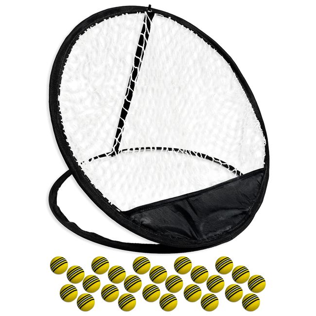 noyips hibikurasu GOLF Golf Approach Practice Net Ball Set of 25 Simple Folding Storage Bag Chipping Chip Shot