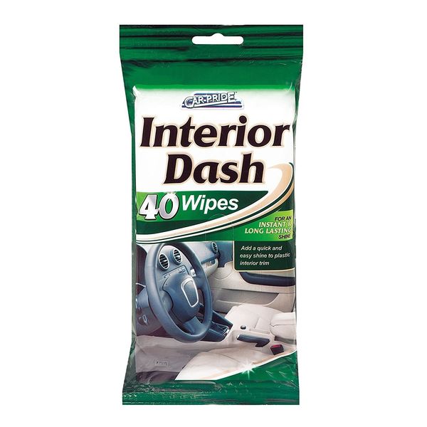 Car Pride Interior dash 40 Cleaning Wipes