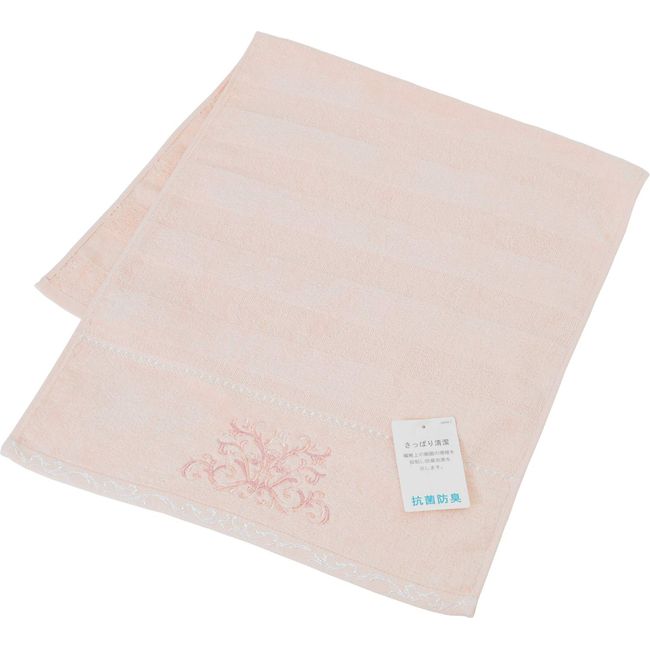 Infielders Face Towel Pink Approximately/34 X/75 cm Romanesque Fluffy Antibacterial Deodorant Processing 9005 °F698 P