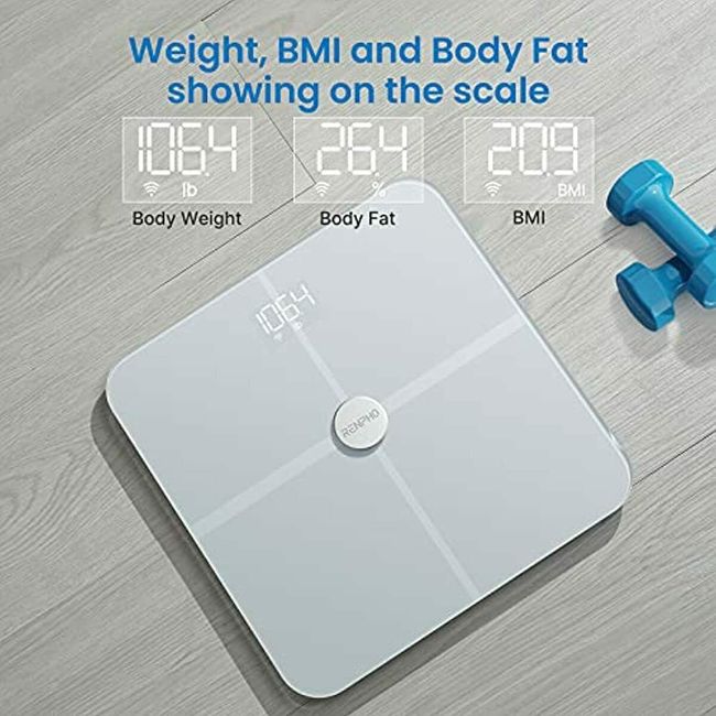 RENPHO Smart WiFi Scale for Body Weight, Digital Bluetooth Weight Scale